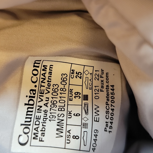 Columbia Women's Paninaro Omni-Heat Pull on Snow Boot . Size 8 - Picture 11 of 11